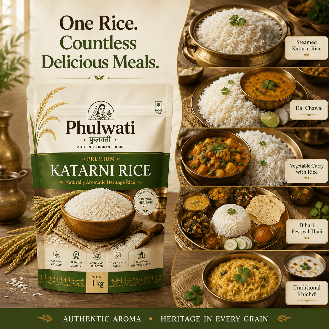 Phulwati Premium Katarni Rice | Naturally Aromatic Heritage Rice from Bihar