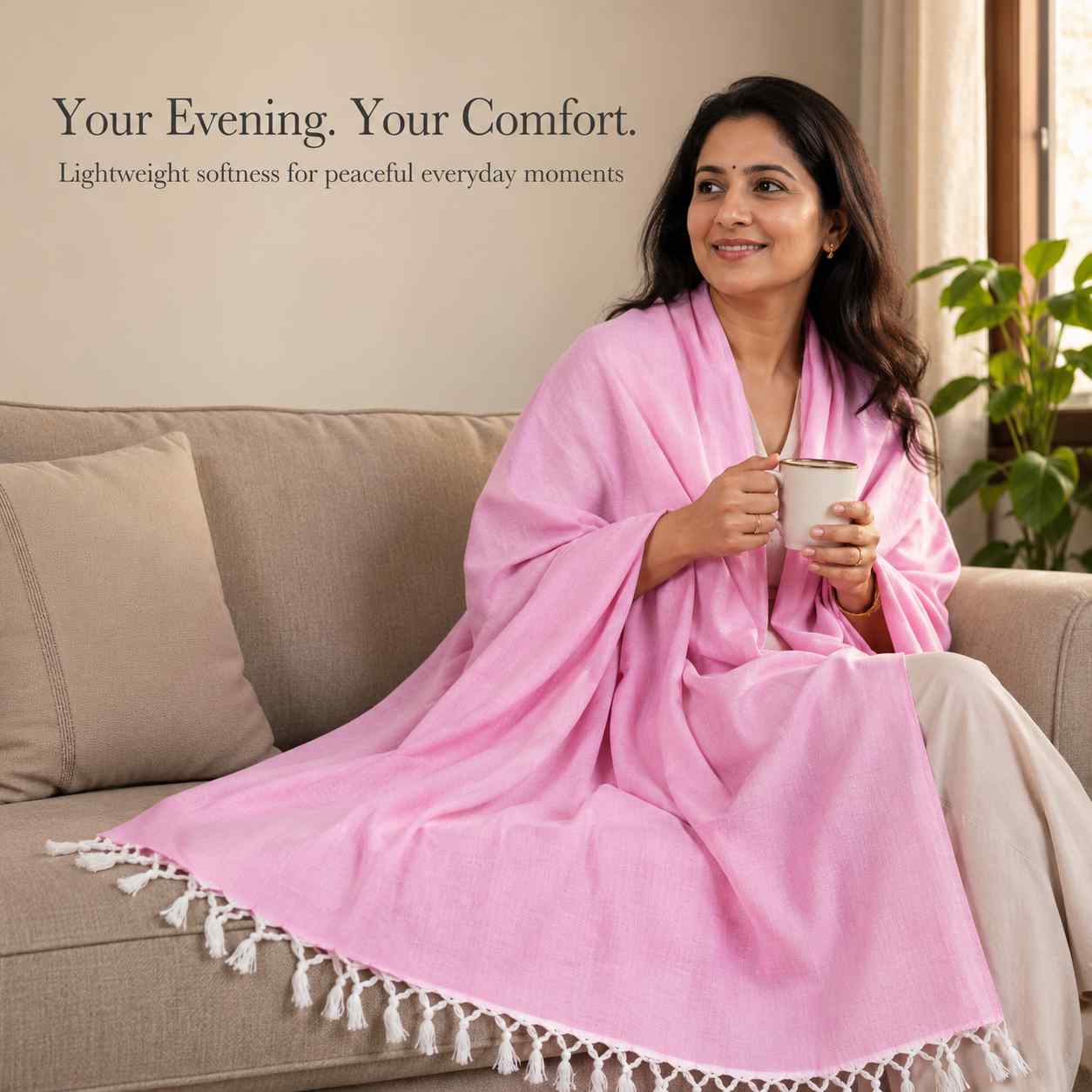 Authentic 3D Bhagalpuri Dull Chadar – Lightweight Pure Cotton AC & Travel Blanket - Premium ( 100×52 in )