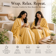 Bhagalpuri Dull Chadar – Classic Pack of 2 (94×50 in)