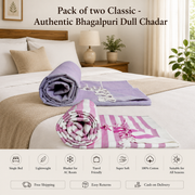 Bhagalpuri Dull Chadar – Classic Pack of 2 (94×50 in)